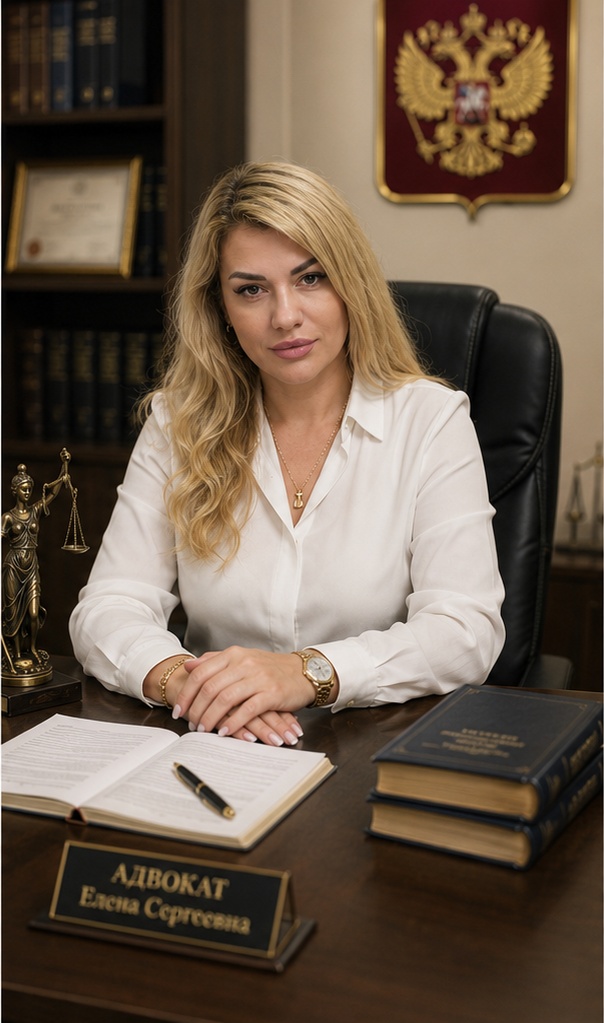 Фотография адвоката в рабочем кабинете
